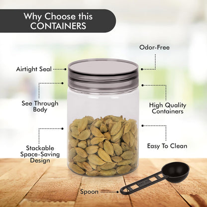 Airtight Kitchen Storage Jars Set™